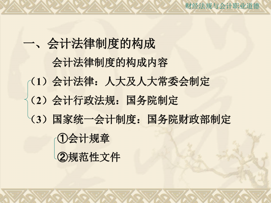 望职通用技术傅彩虹财经法规与会计职业道德_第3页