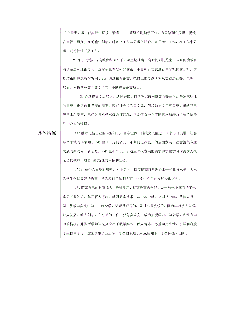 陈薇个人专业发展规划模板_第2页