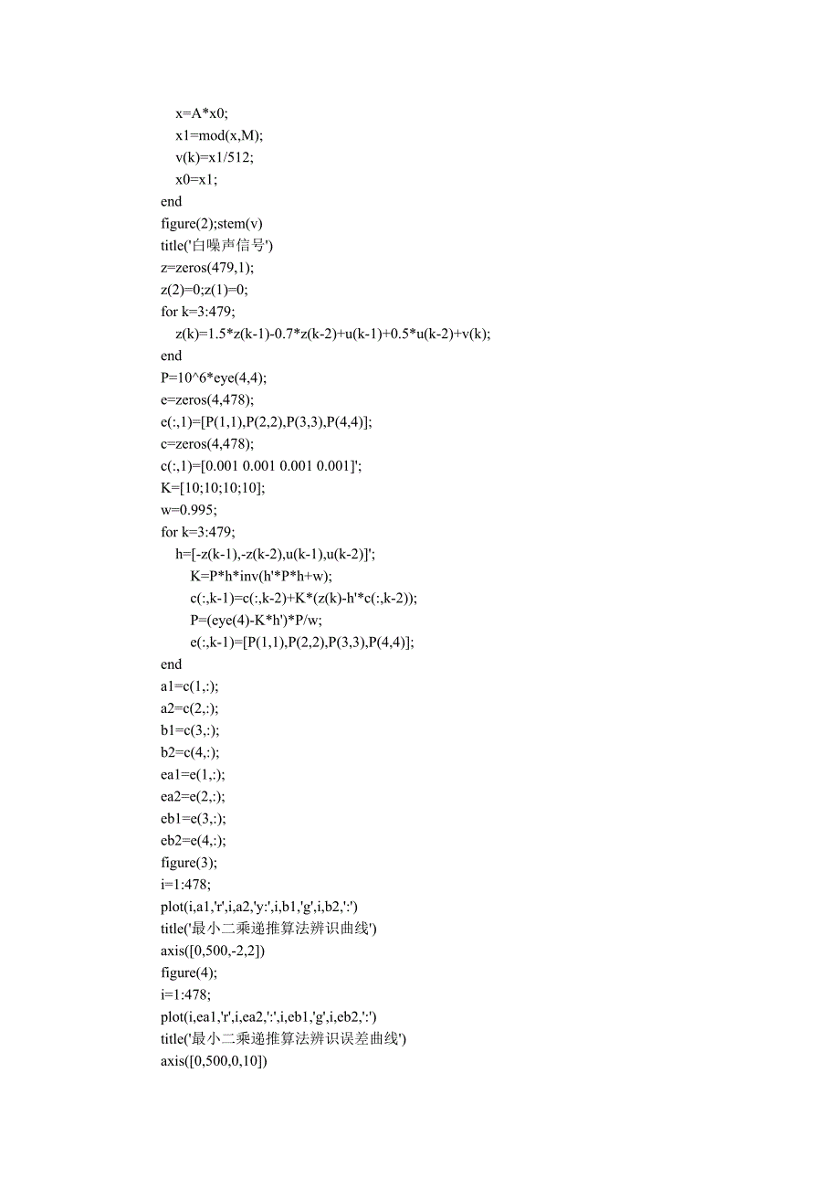 系统辨识与自适应控制作业.doc_第3页