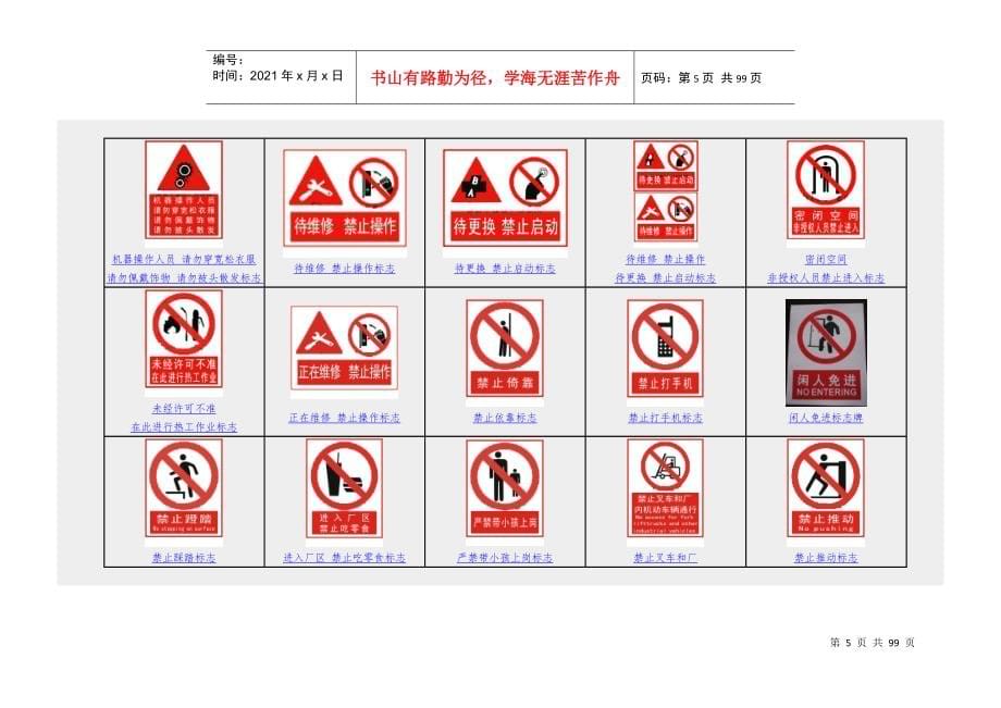 安全标志标牌大全DOC100页_第5页