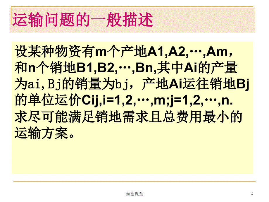 运输问题模型专业课堂_第2页