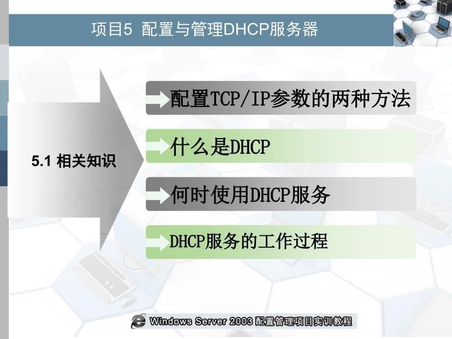 项目5配置与管理DHCP服务器PPT课件_第5页