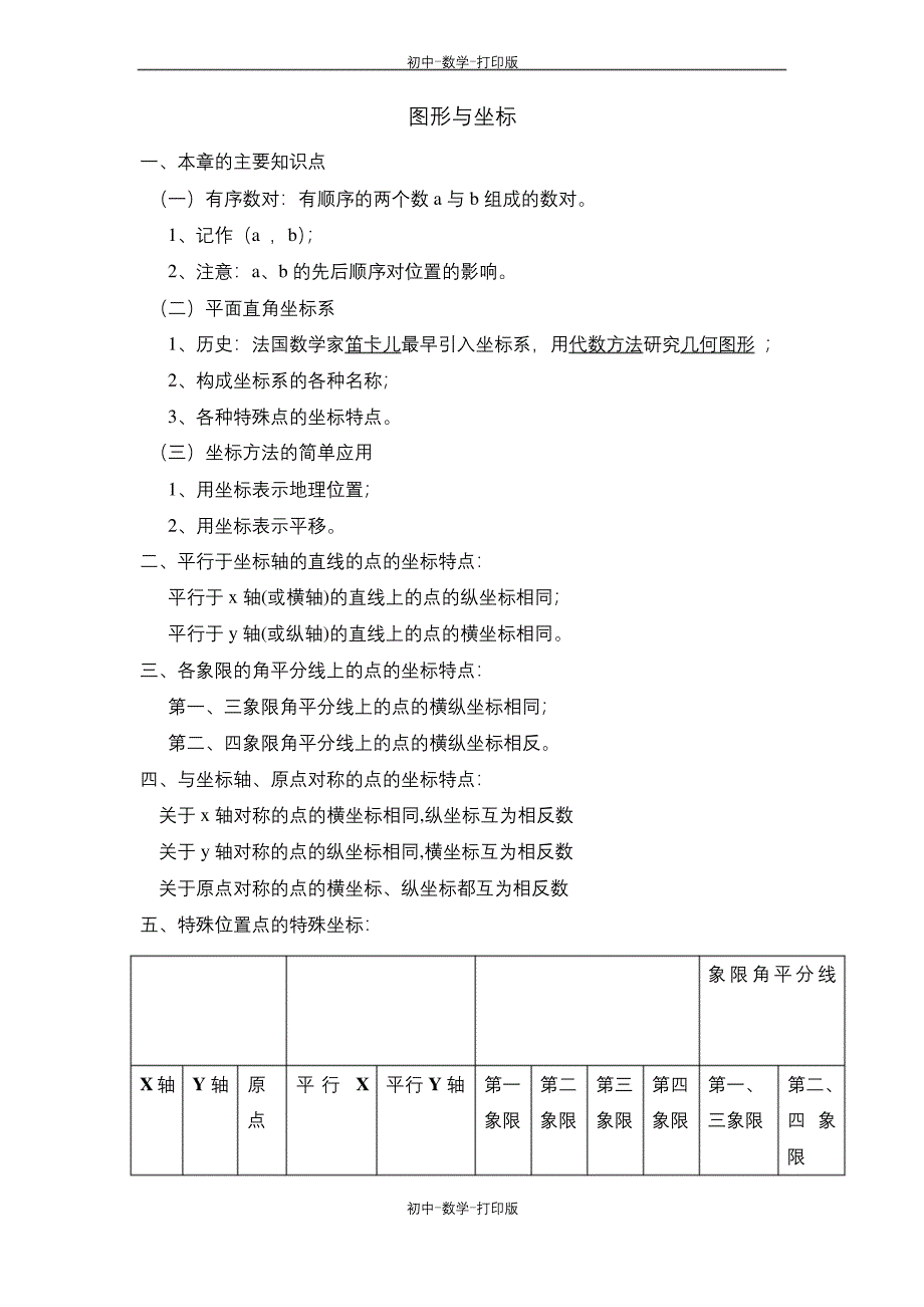 浙教版-数学-八年级上册-《图形与坐标》知识点总结.docx_第1页