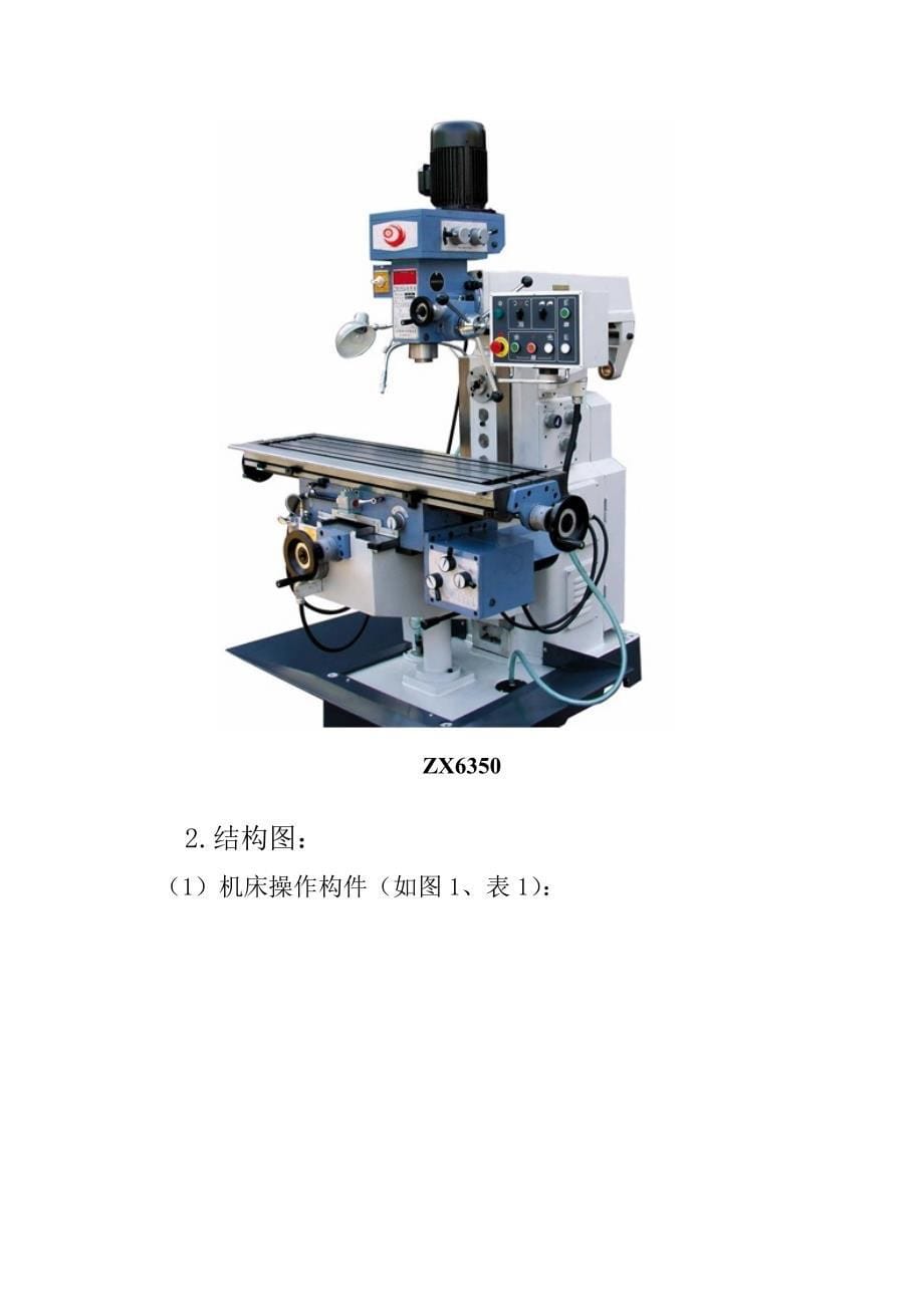 参考钻铣床使用手册_第5页