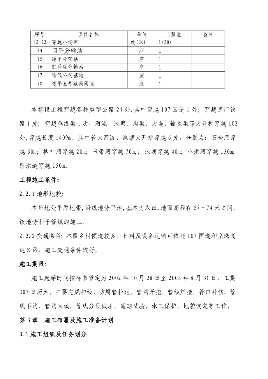 西气东输豫南郑州～驻马店天然气支线工程施工第4标段线路施工施工组织设计（106）_第4页