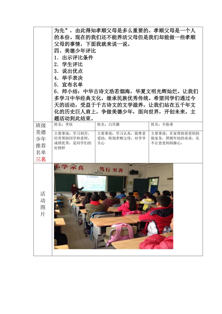 光谷第四小学“传承经典、做美德少年”主题教育班会教案（501）_第2页