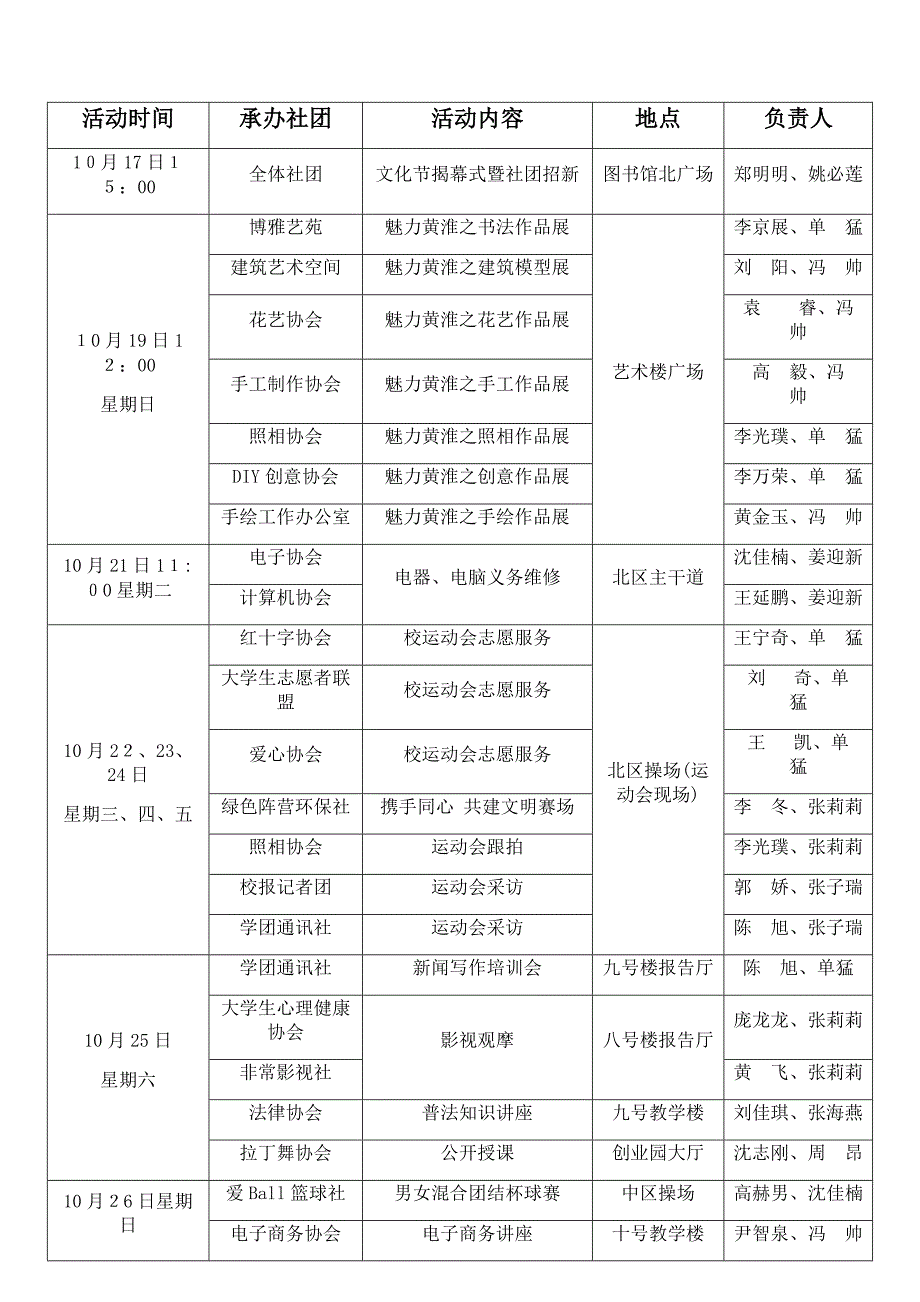 第六届文化节系列活动_第1页