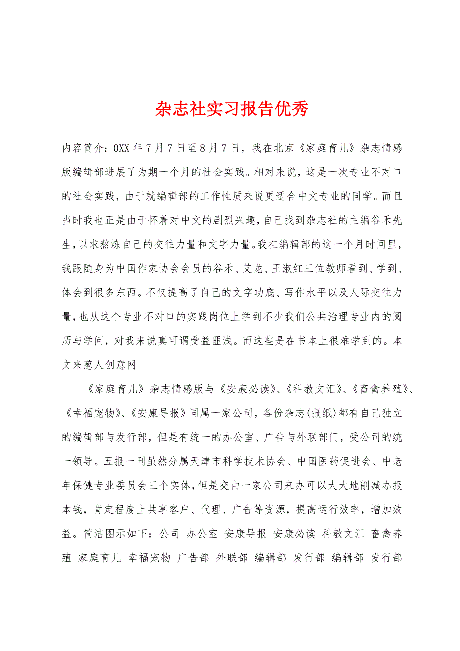 杂志社实习报告.docx_第1页