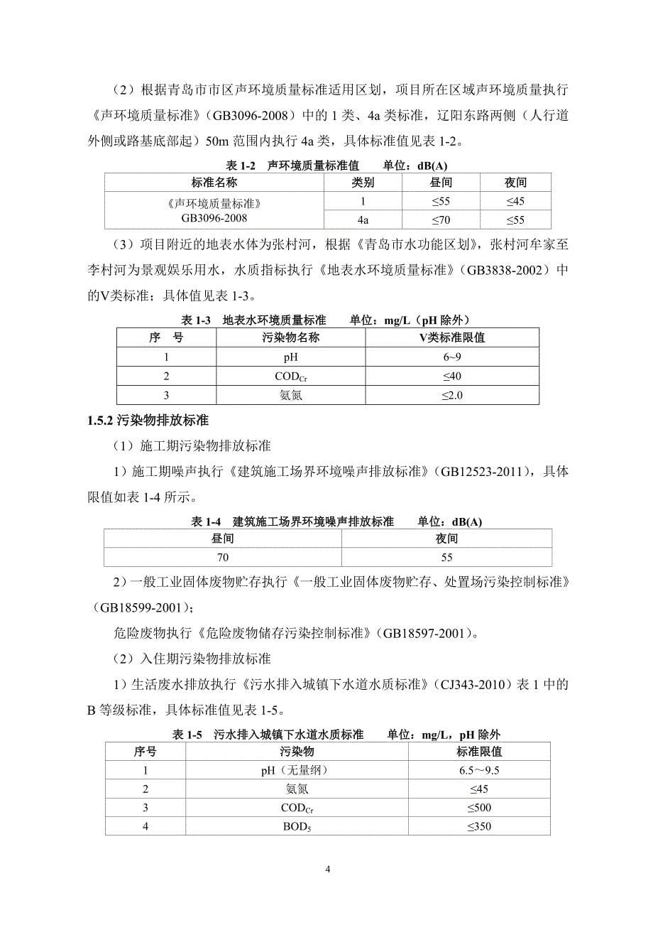 青岛科技大学青岛科技大学人才公寓项目环境影响评价.doc_第5页