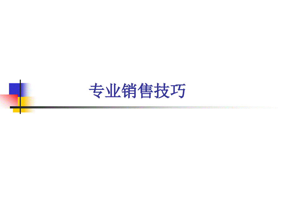 《专业销售技巧》PPT课件.ppt_第1页