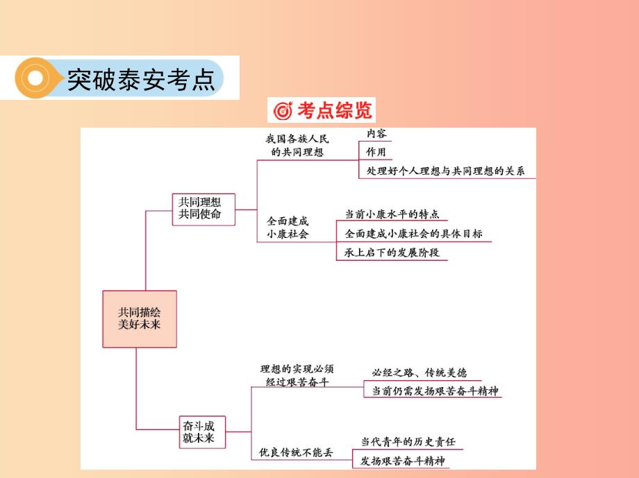 泰安专版2019中考道德与法治第一部分教材研析篇专题十五我们的未来不是梦第1课时共同描绘美好未来课件.ppt_第4页