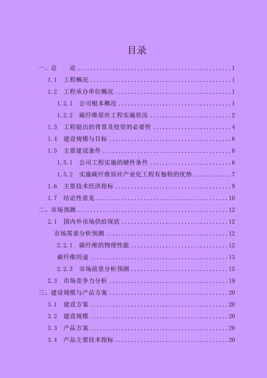 年产125万吨PAN基碳纤维原丝建设项目可行性研究报告2_第2页