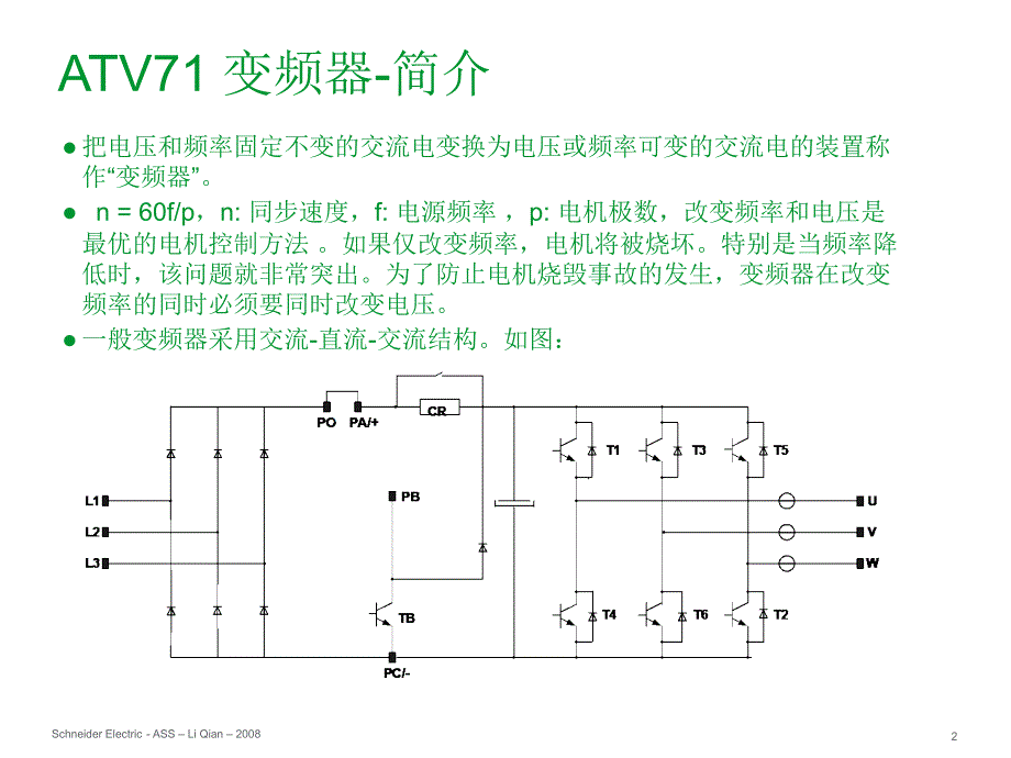 ATV6171Y变频器维修维护讲解学习课件_第2页