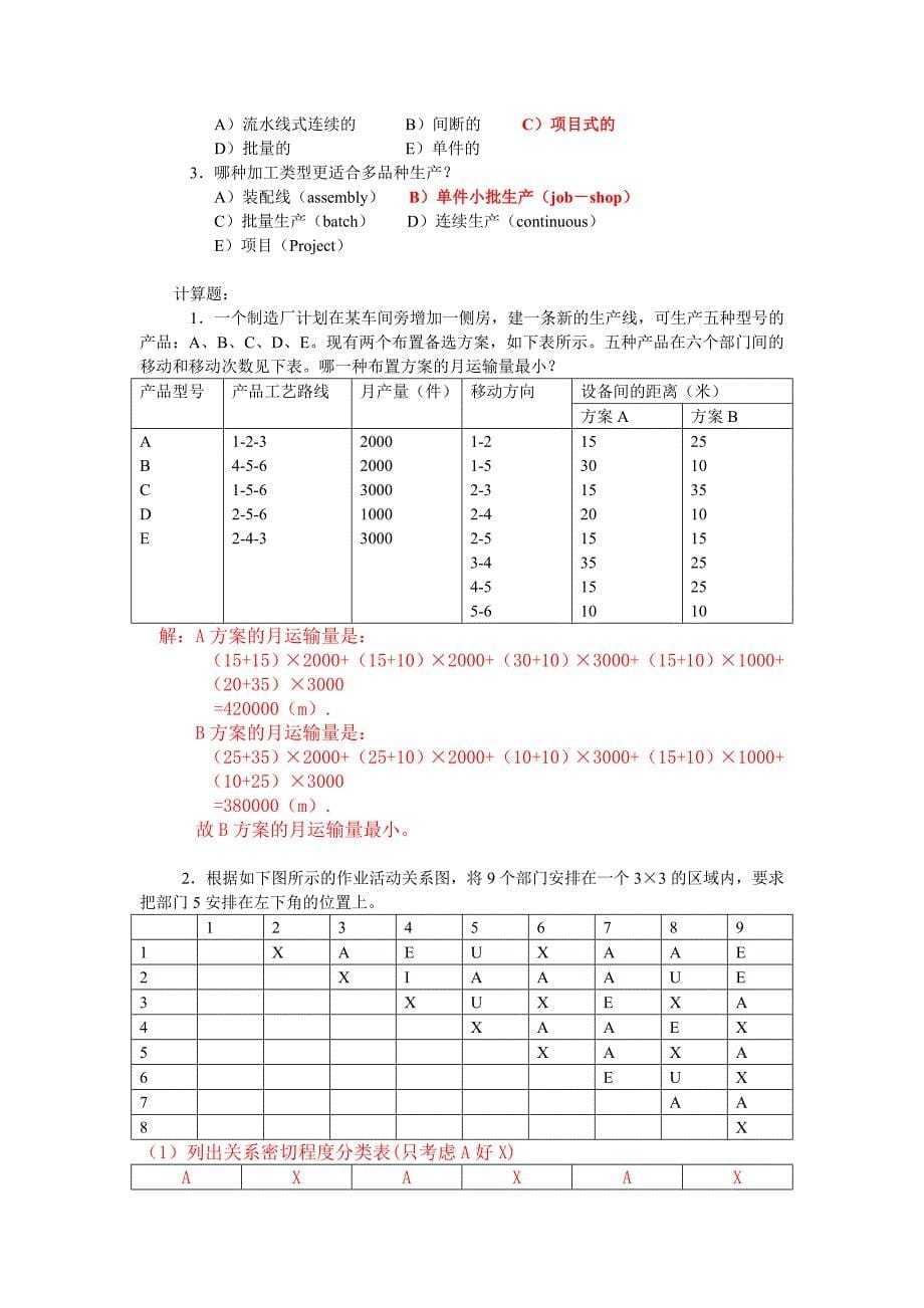 生产与运作管理第三版课后习题含答案版_第5页