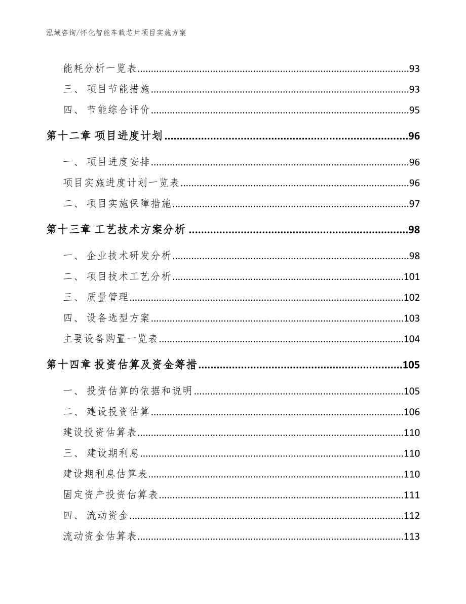 怀化智能车载芯片项目实施方案_第5页