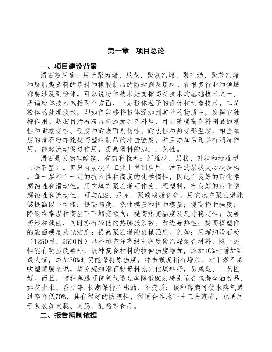 武汉塑料粉末生产线建设项目研究报告(DOC 96页)_第5页