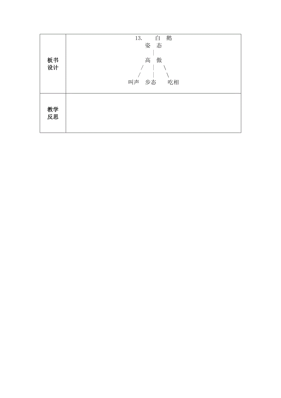 语文四年级第四单元13课《白鹅》.doc_第4页