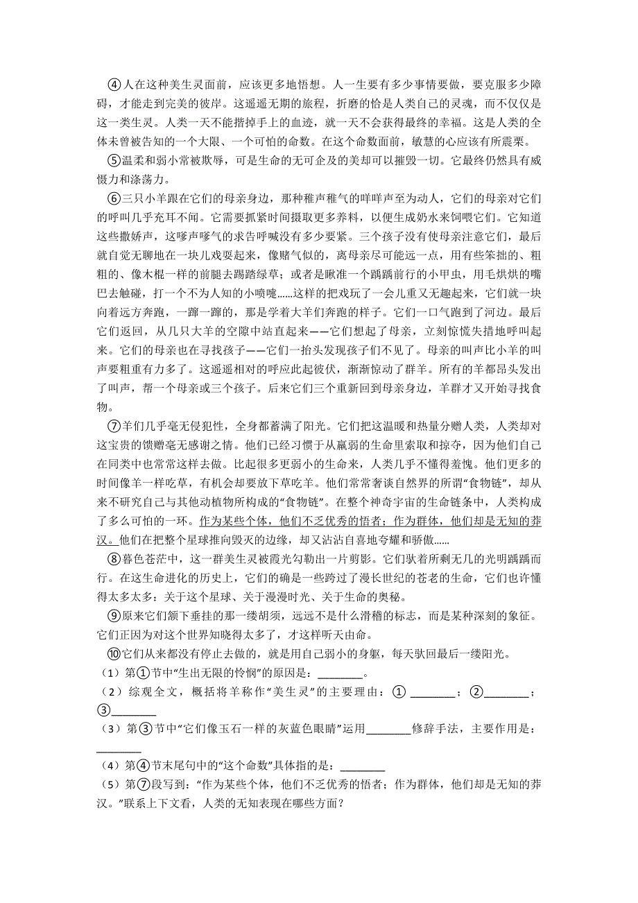 散文类文本阅读专项训练单元达标测试基础卷试卷.doc_第3页