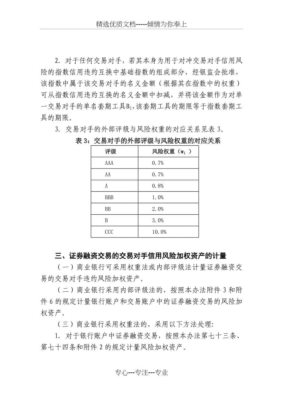 交易对手信用风险加权资产计量规则_第5页