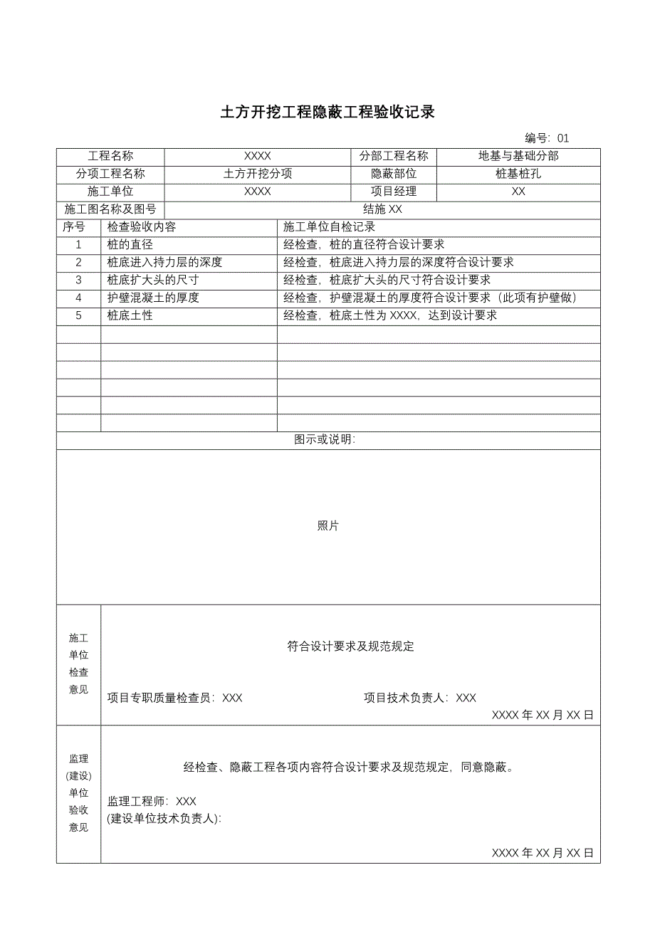 隐蔽工程验收记录表格(范例)_第2页