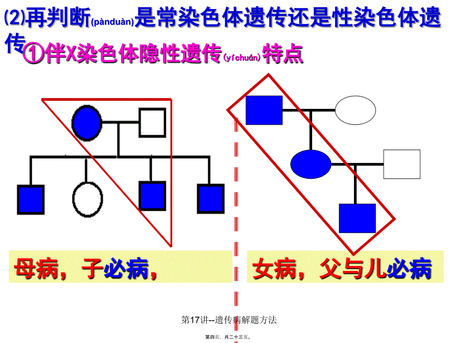 第17讲遗传病解题方法课件_第4页