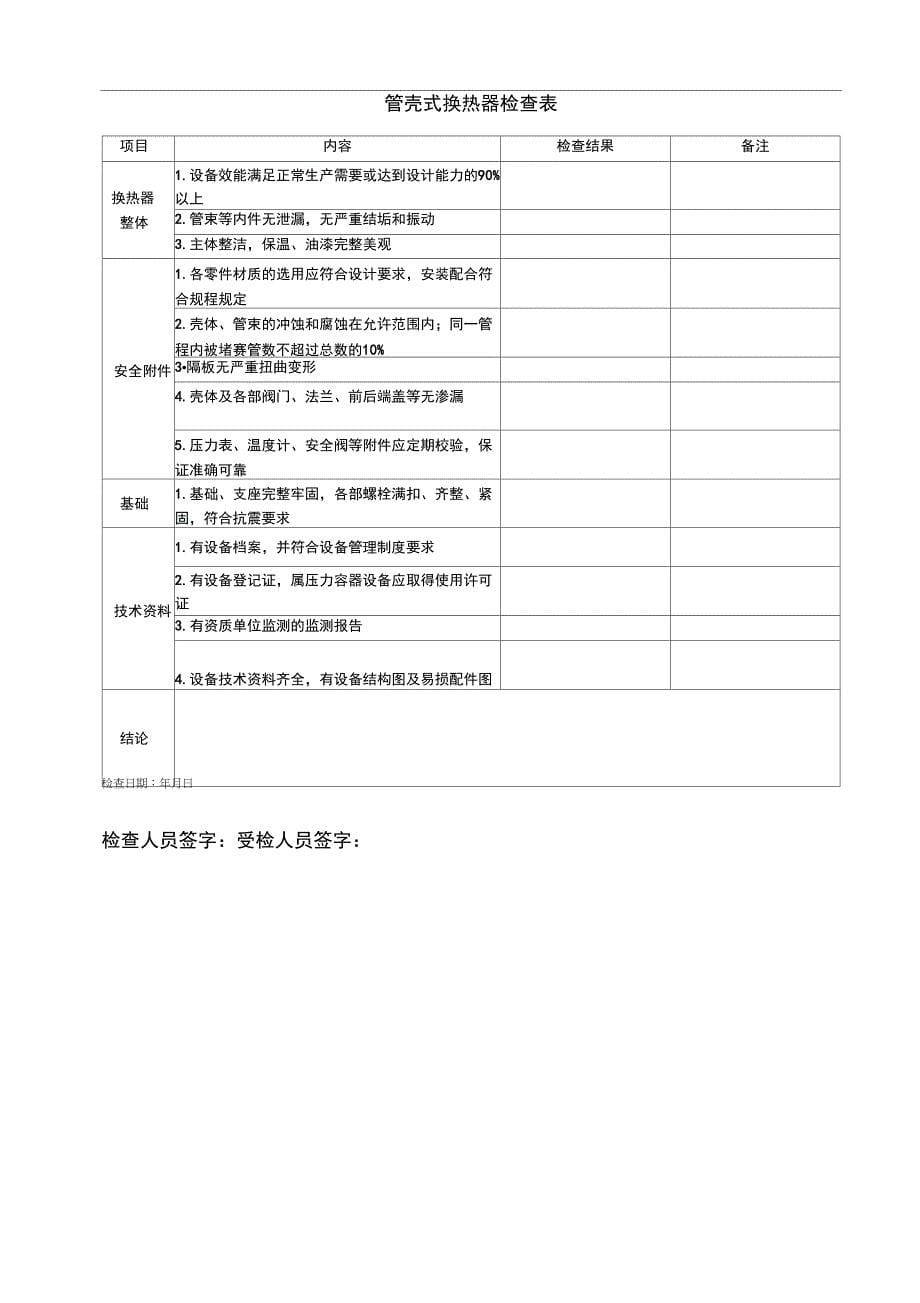 设施设备检查表_第5页