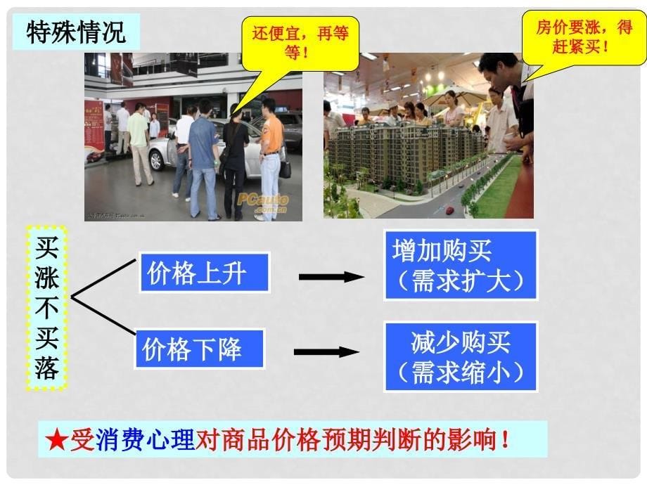 浙江省桐庐分水高级中学高中政治 第二课 第二框 价格变动的影响课件 新人教版必修1_第5页