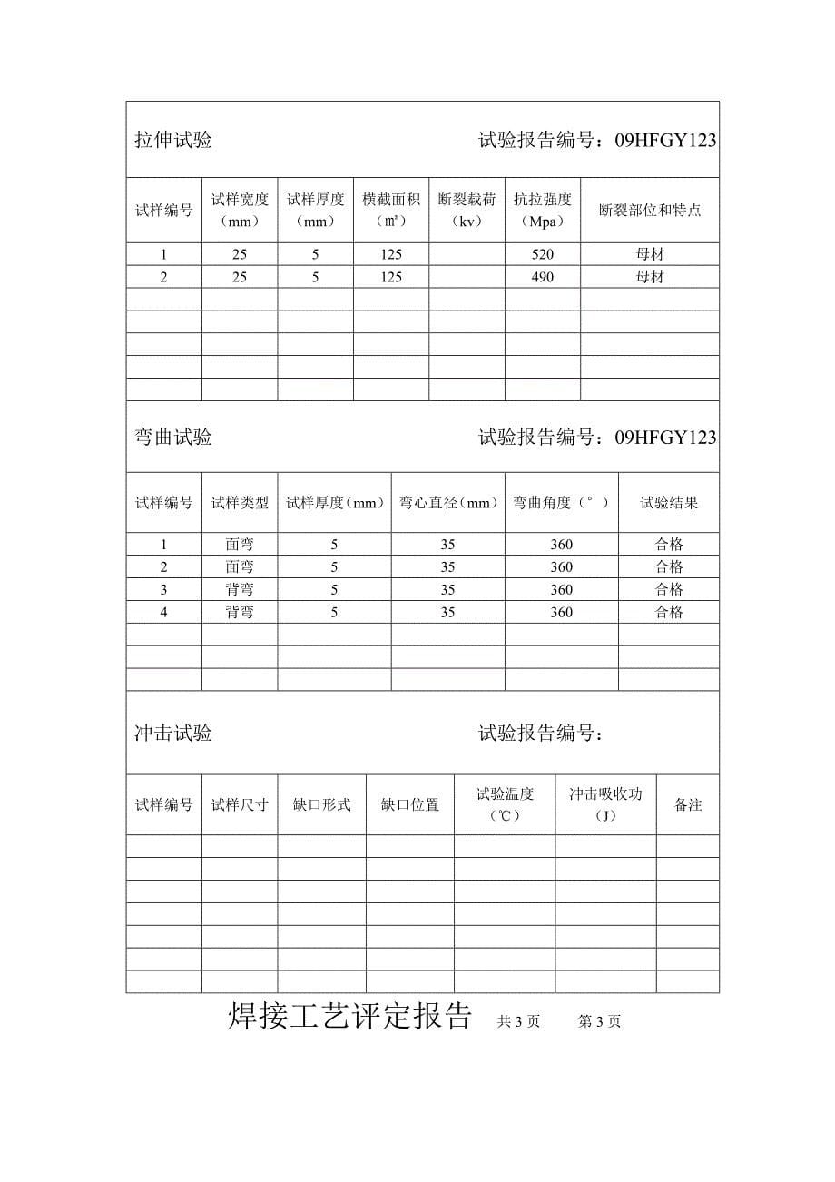 焊接工艺细则卡及评定报告_第5页