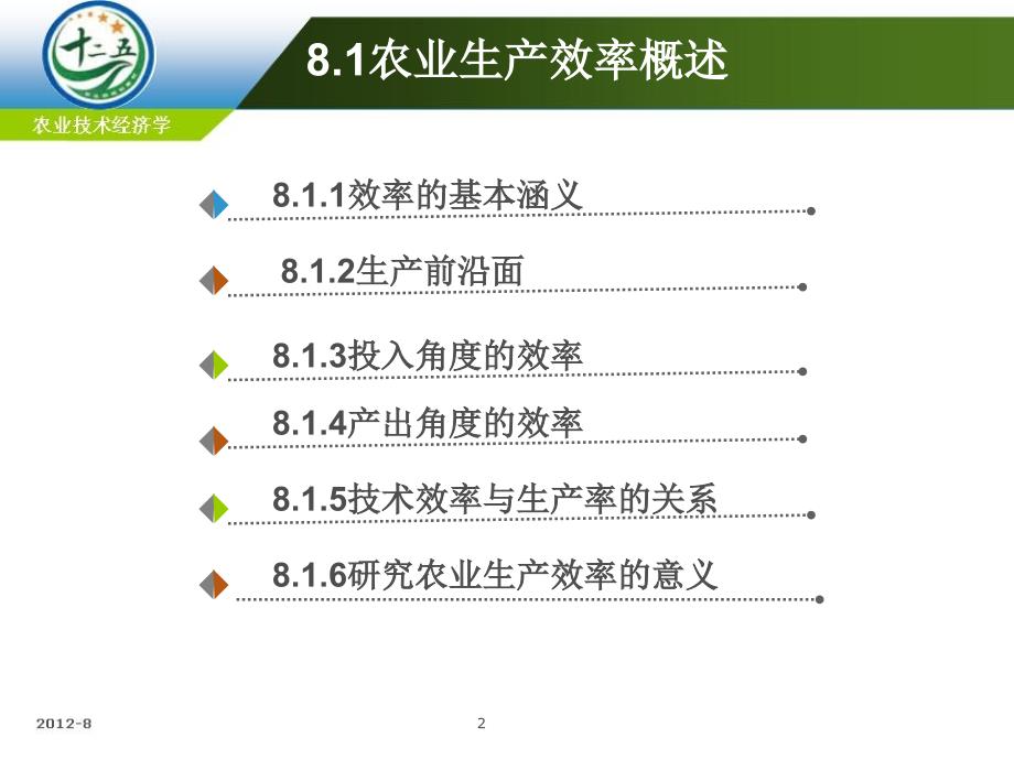 第八章农业生产的效率分析_第2页