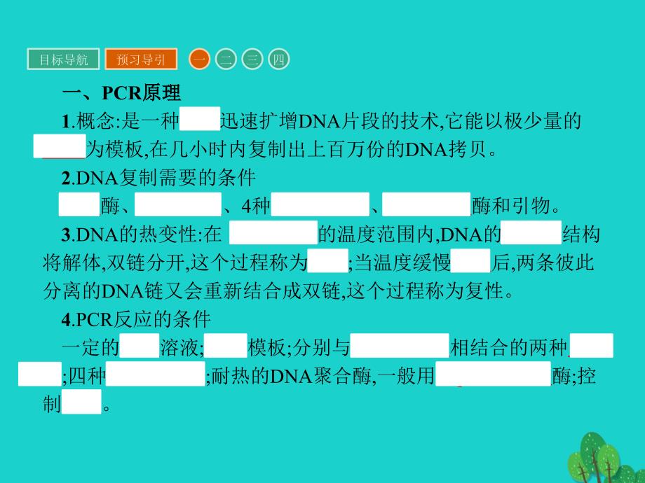 高中生物 专题5 DNA和蛋白质技术 课题2 多聚酶链式反应扩增DNA片段课件 新人教版选修11_第3页