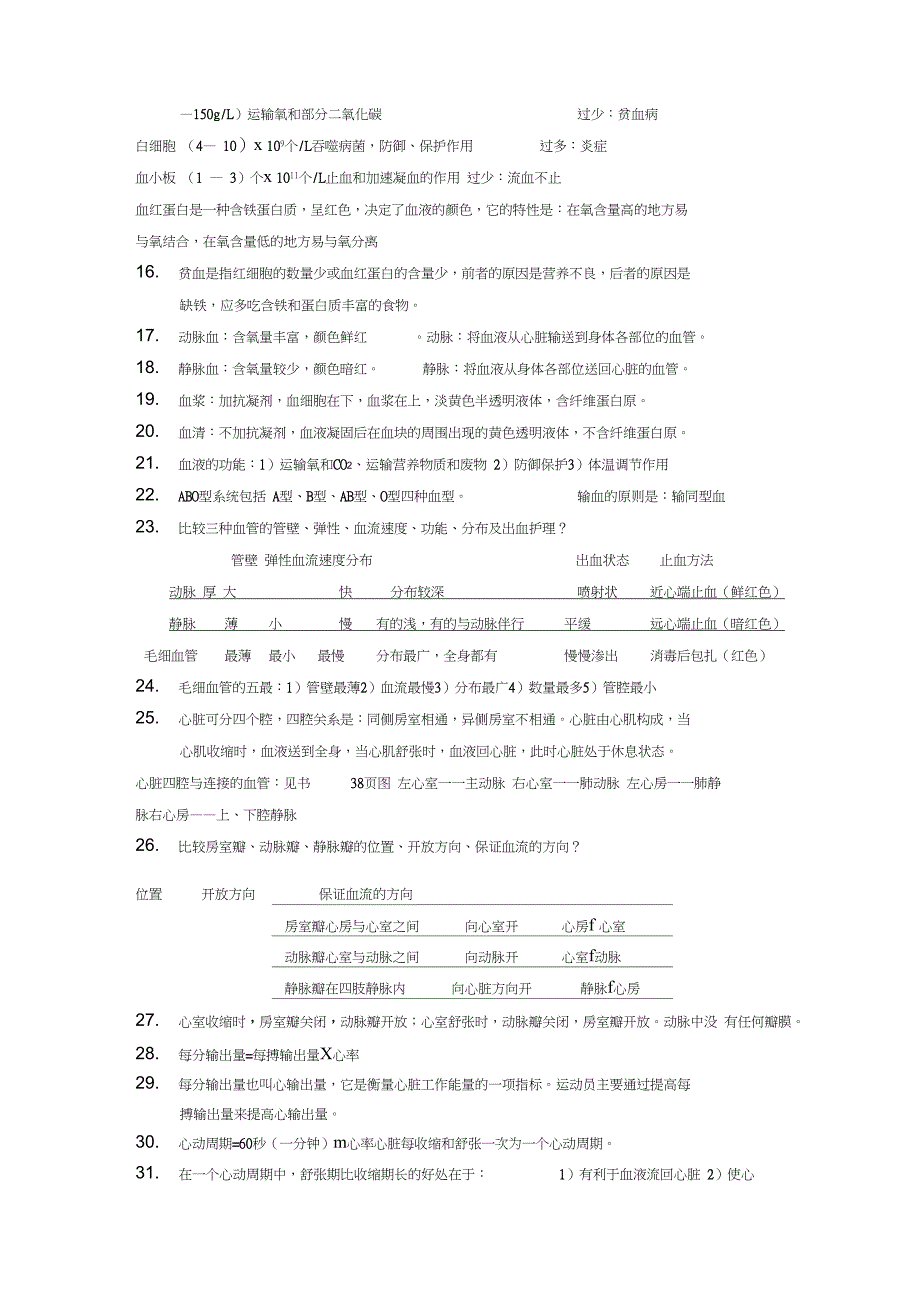 (北师大版)七年级生物下册复习提纲(内部资料)_第2页