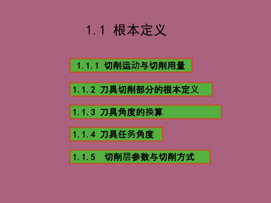 金属切削过程的基础知识ppt课件_第4页