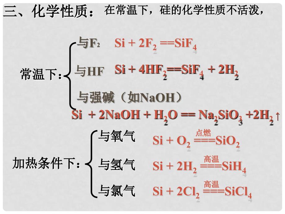 湖南省高三化学复习：硅及其化合物课件 人教版_第3页