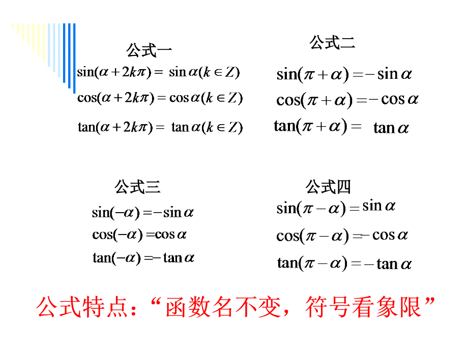 同角三角函数基本关系及诱导公式复习课11271_第2页