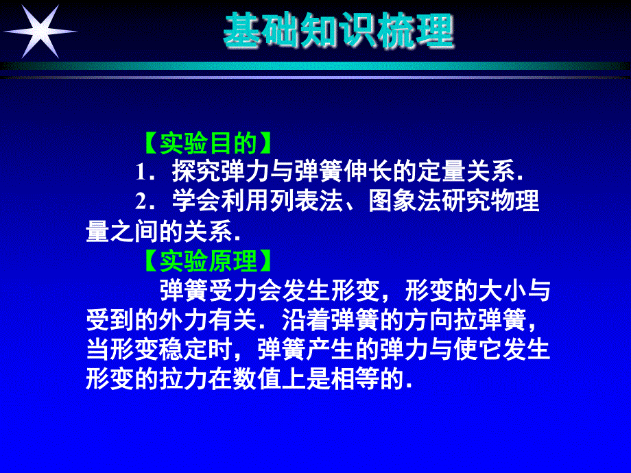 实验二探究弹力和弹簧伸长的关系.ppt_第2页