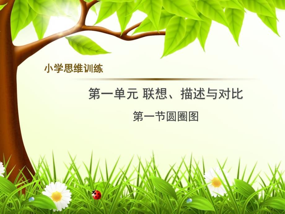思维导图训练第一节圆圈.ppt