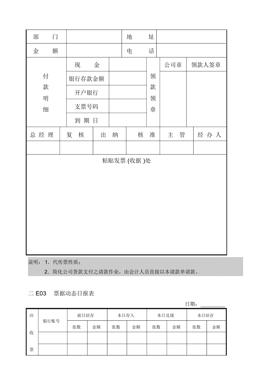 会计、财务管理--会计凭证纵表格_第2页