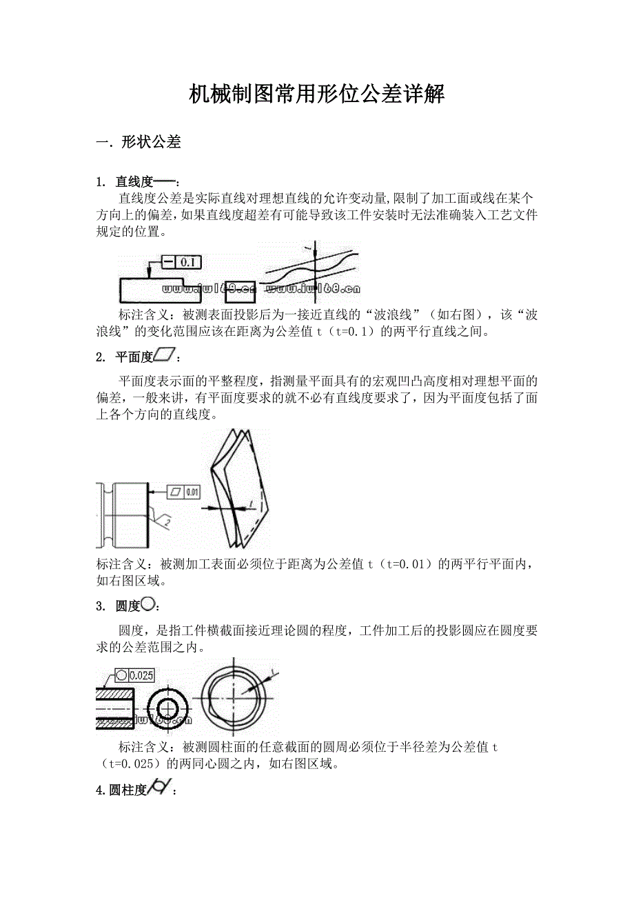 机械制图常用形位公差详解.doc_第1页