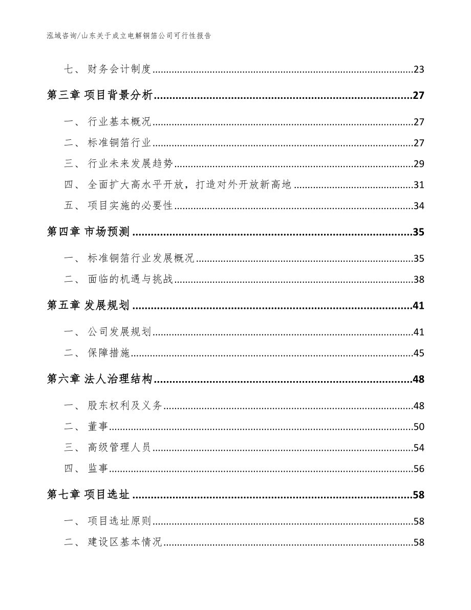 山东关于成立电解铜箔公司可行性报告模板范文_第4页