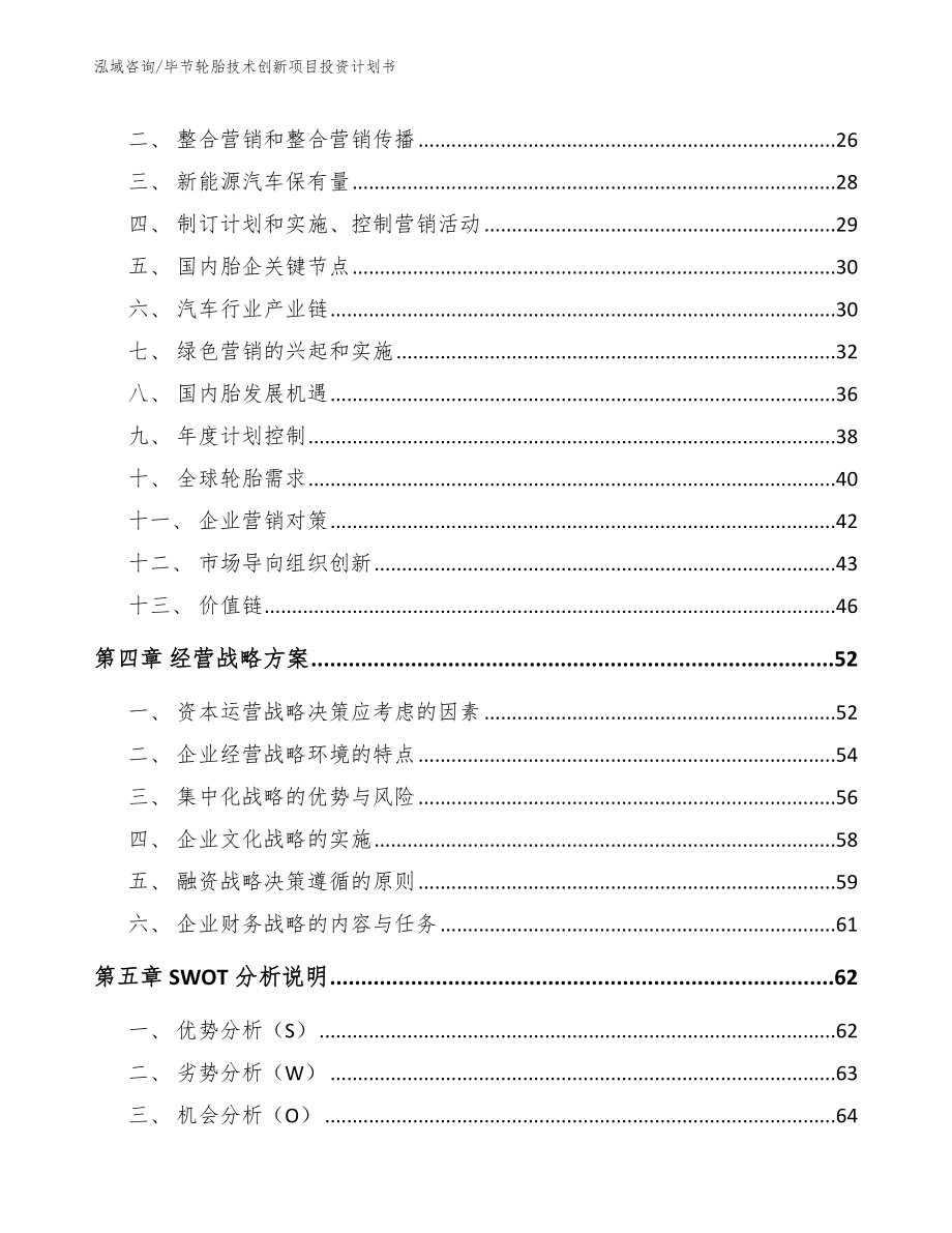 毕节轮胎技术创新项目投资计划书（参考模板）_第2页