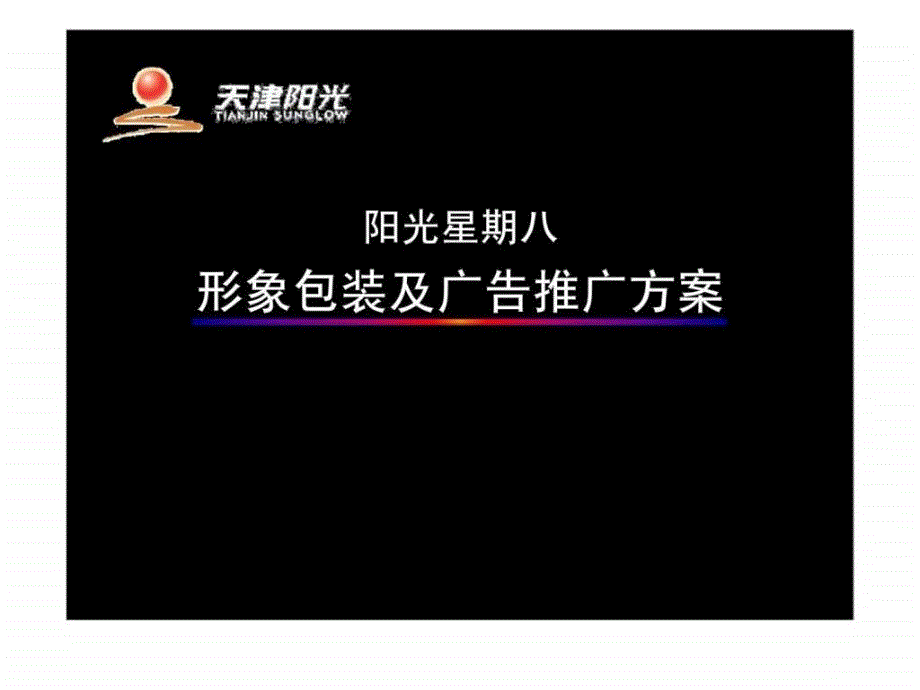 天津阳光星期8形象包装及广告推广方案_第3页