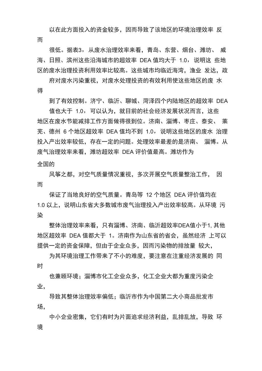 环境治理效率评估指标系统_第5页