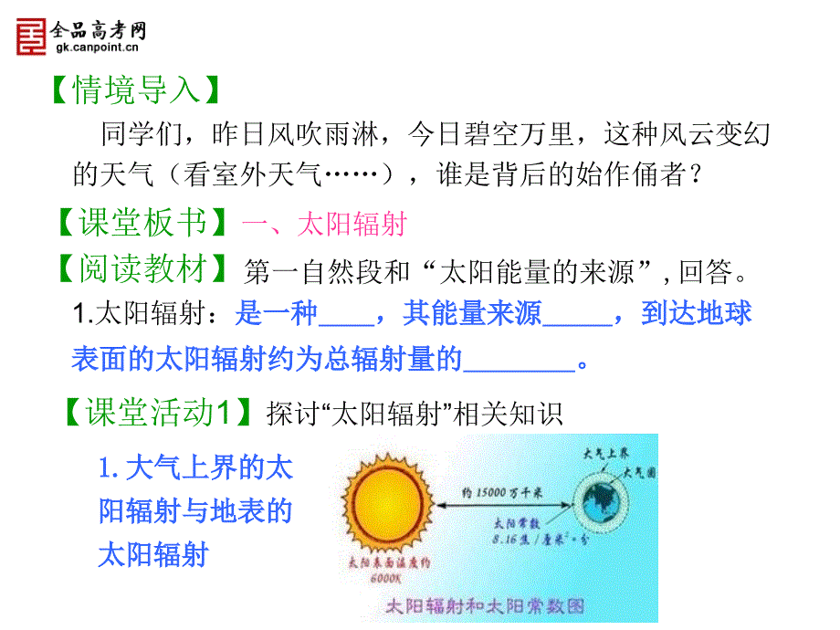 地理12太阳对地球的影响（新人教版必修一）_第3页