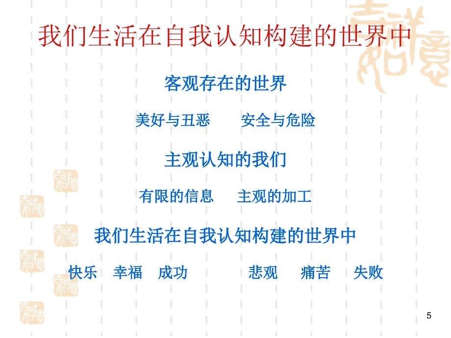 认知疗法通览(上)(认知疗法的理论基石和代表人物 )ppt参考课件_第5页