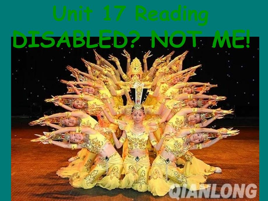 七年级英语readingDisabledNotme课件人教版课件_第1页