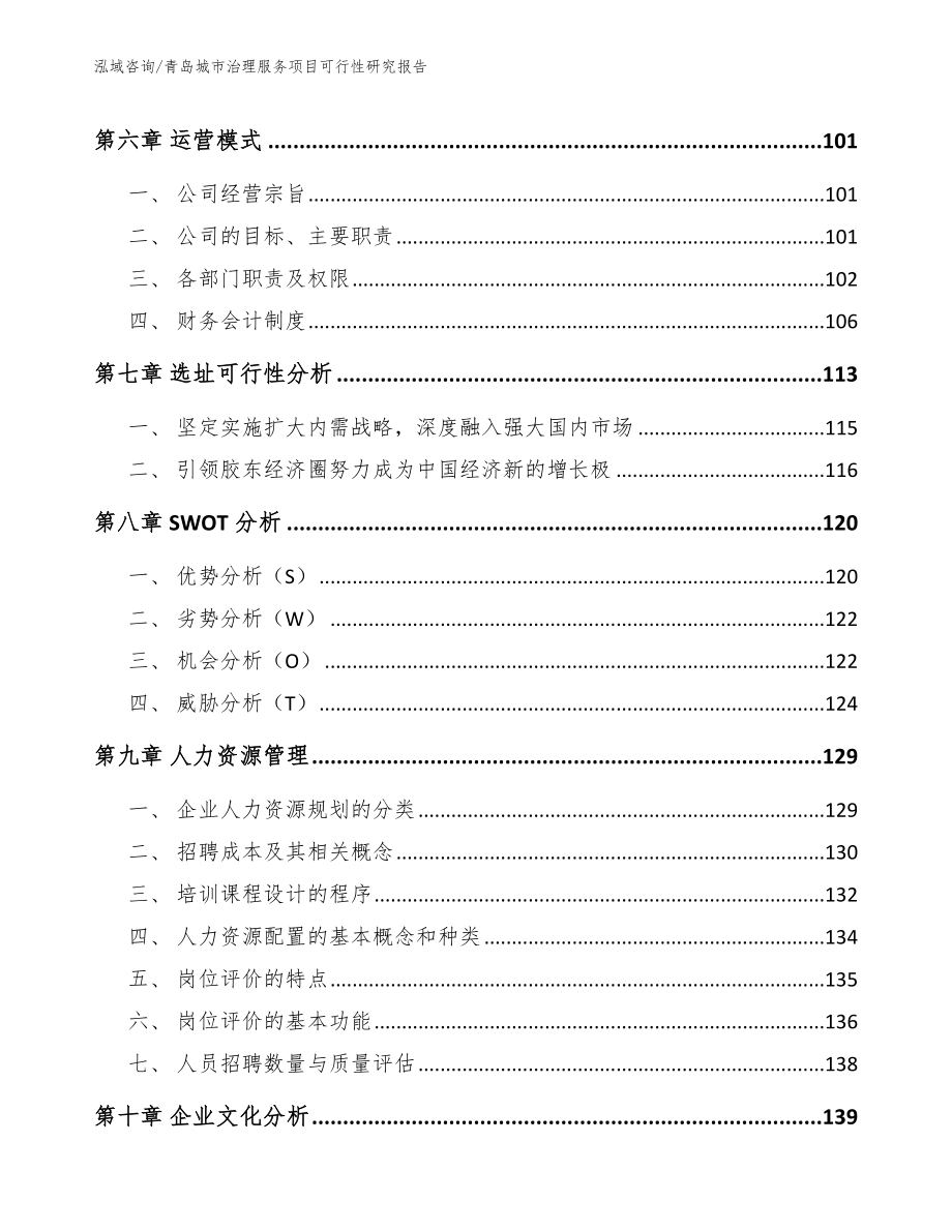 青岛城市治理服务项目可行性研究报告_第3页