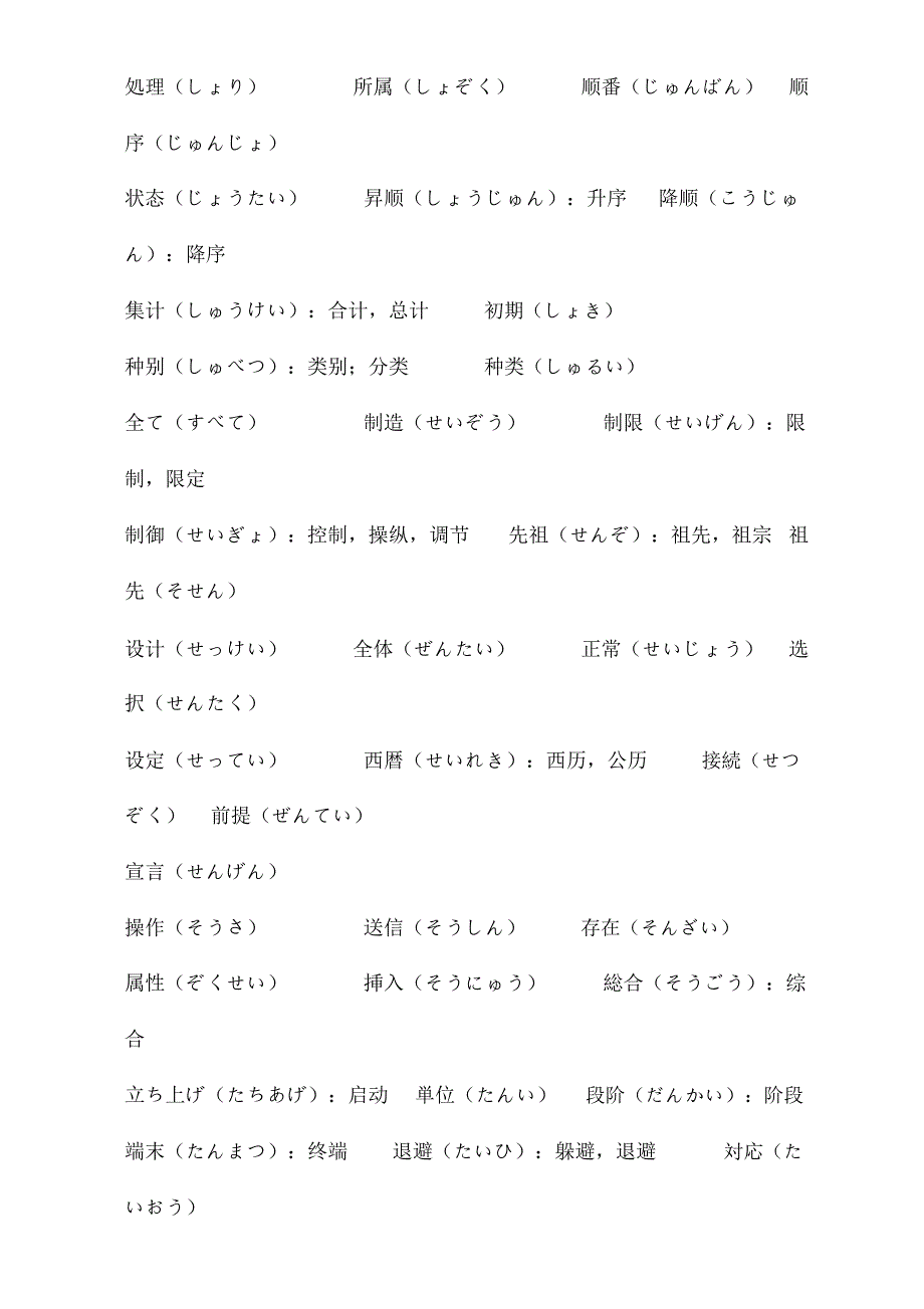 专业日语之词汇开发常用日语单词表已翻译_第4页