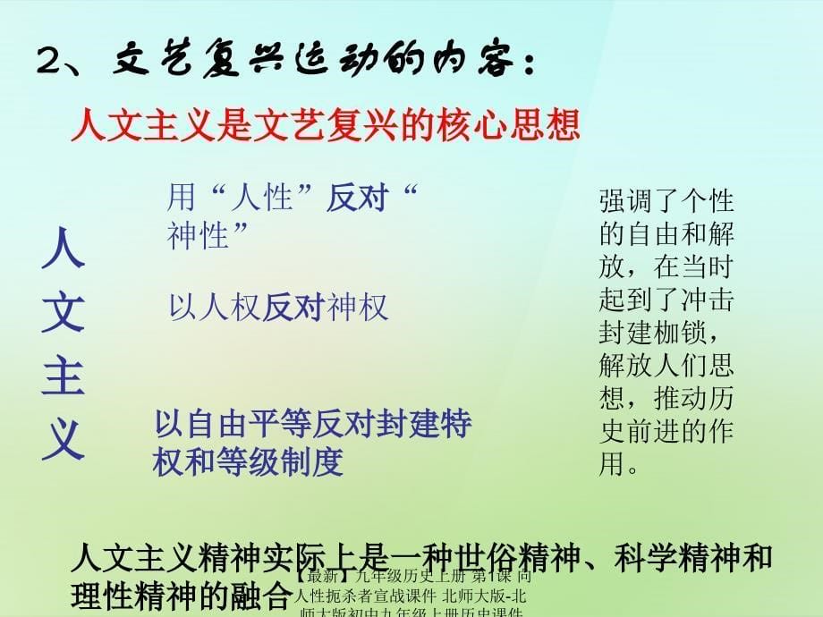 最新九年级历史上册第1课向人性扼杀者宣战课件北师大版北师大版初中九年级上册历史课件_第5页