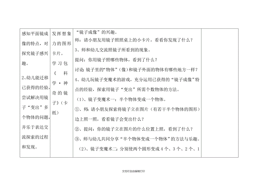 红树林幼儿园大一班第八周半日活动计划表_第2页