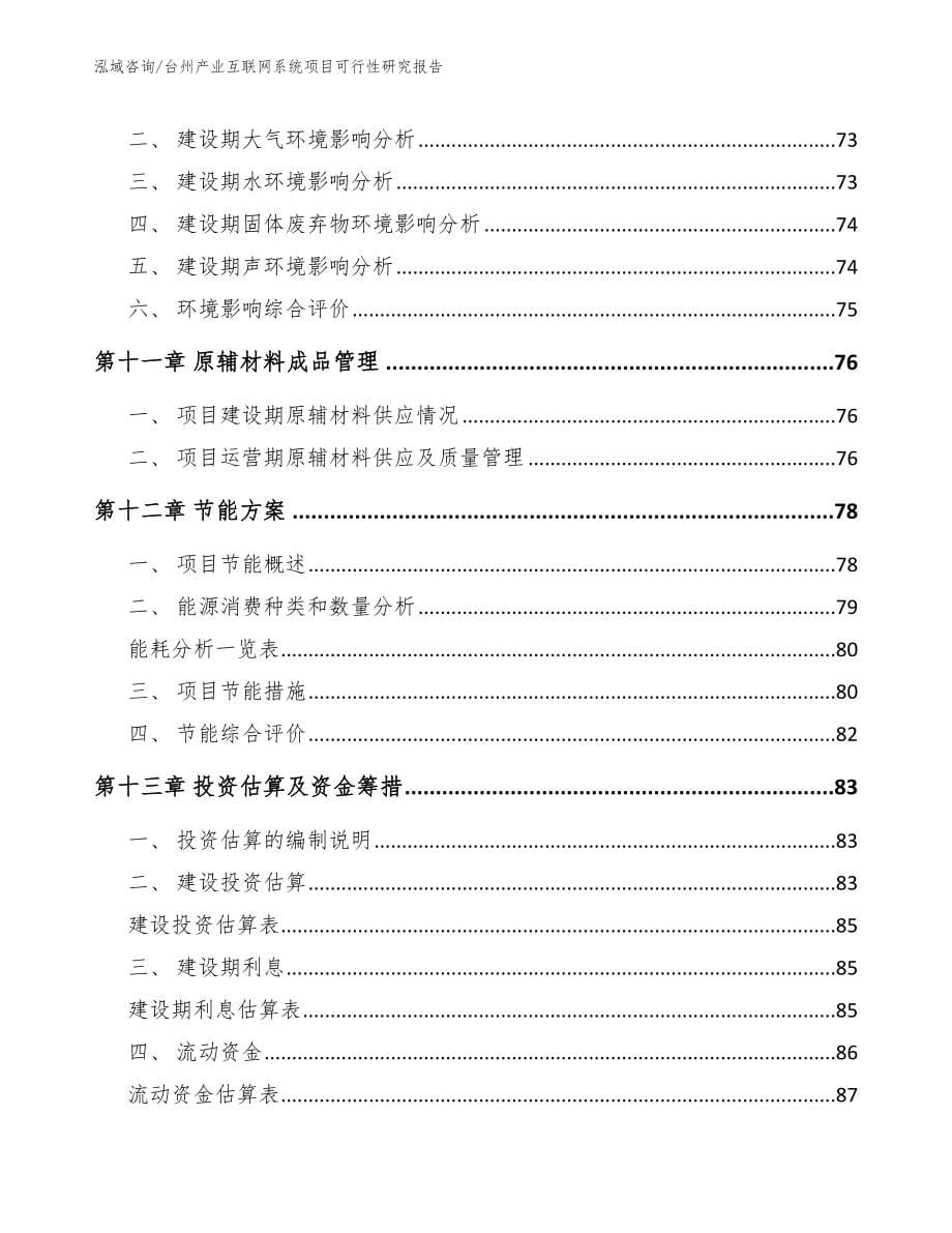 台州产业互联网系统项目可行性研究报告_第5页